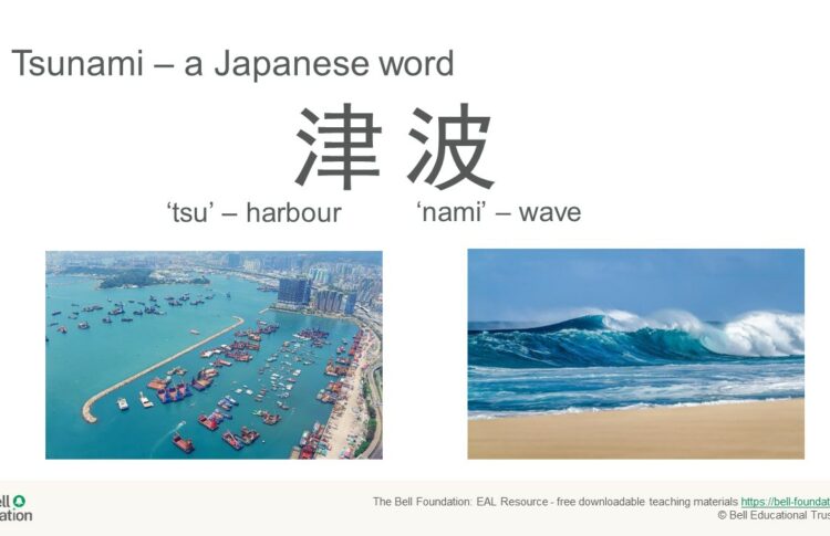 Tsunami - a Japanese word