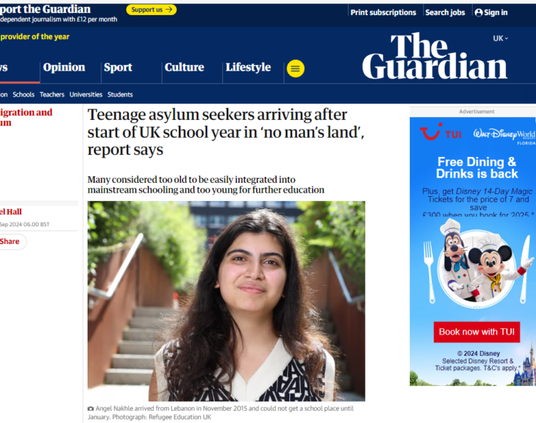 Guardian Article Screenshot